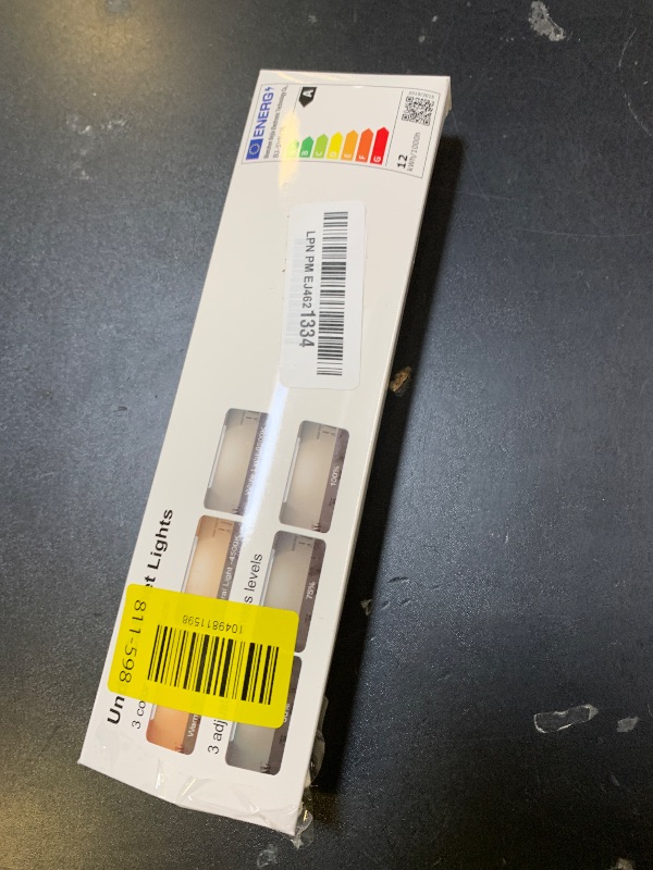 Photo 1 of Rihvy Under Cabinet Lighting 8 Inches Rechargeable Motion Sensor Light Indoor, 3 Color Dimmable Closet Light Battery Operated, USB Stick on LED Magnetic Under Counter Lights for Kitchen Stair, 3 Packs