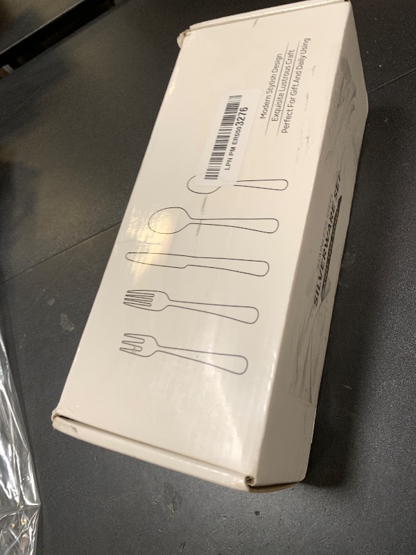 Photo 1 of 60 Piece Silverware Set for 12, Premium Stainless Steel Flatware Set, Eating Utensil Sets with Steak knives, Cutlery Tableware Service Include Fork Knife Spoon Set, Mirror Polished