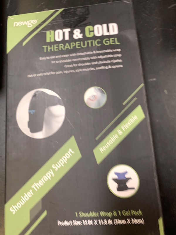 Photo 1 of NEWGO Shoulder Ice Pack Wrap for Rotator Cuff Cold Therapy, FSA Eligible Gel Ice Pack for Injuries Reusable Cold Pack for Shoulder Swelling Discomfort After Surgery, Medium