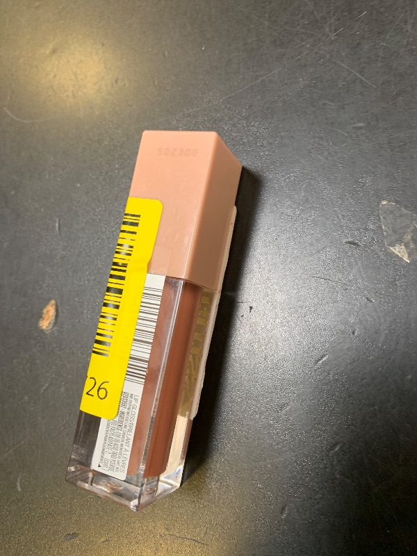 Photo 1 of Maybelline Lifter Gloss, Hydrating Lip Gloss with Hyaluronic Acid, High Shine for Plumper Looking Lips, Stone, Rosey Neutral, 0.18 Ounce