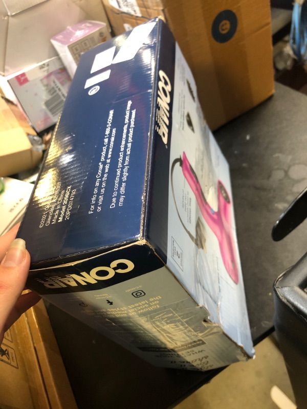 Photo 1 of Conair Hair Dryer with Retractable Cord, 1875W Blow Dryer, 3 Heat Settings, 2 Speeds, Blow Dryer with Diffuser and Concentrator Attachments, Ionic + Tourmaline Technology, Pink