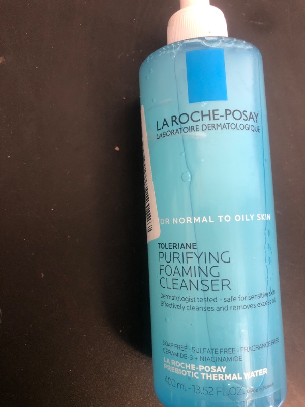 Photo 1 of La Roche-Posay Toleriane Purifying Foaming Facial Cleanser, Oil Free Face Wash for Women & Men with Niacinamide + Ceramides, Pore Cleanser Safe For Sensitive Skin, Won’t Dry Out Skin, Soap Free, 400ml