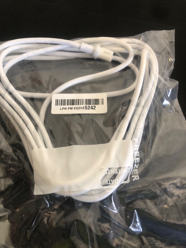 Photo 1 of Vebner 12-Foot Power Cord Compatible with Sonos Five, Sonos Play 5, Sonos Beam, Sonos Ray, Sonos Arc, Arc Ultra, Sonos Amp, Sonos Playbase, Sonos Sub Gen 3 and Sonos Sub Mini - White