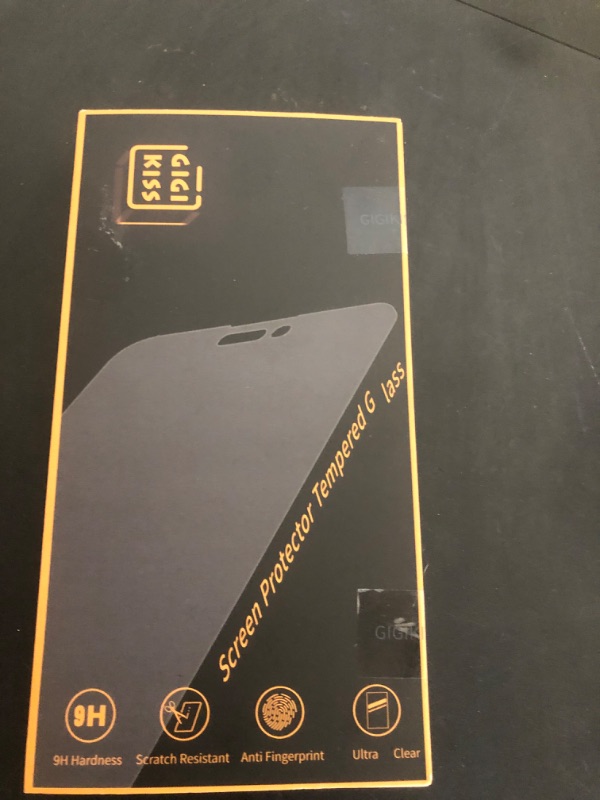 Photo 1 of GIGIKISS 2 Pack Matte Screen Protector for iPhone 15-6.1 inch, Anti-Fingerprint & Anti-Glare Screen Protector Tempered Glass Easy Installation
