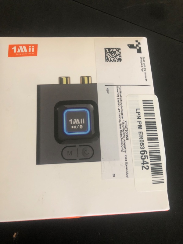 Photo 1 of 1Mii Bluetooth 5.1 Receiver for Home Stereo, Bluetooth Audio Adapter with 3.5mm RCA, Wireless Hi-Fi Music Streaming from Smartphone/Tablet to Wired Speaker, 12hrs Playtime, Bass Mode