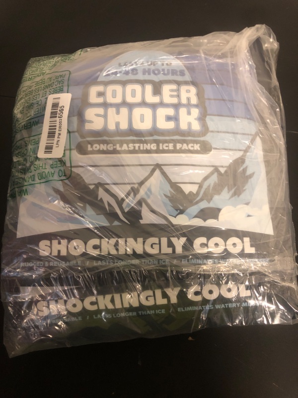 Photo 1 of Cooler Shock Reusable Ice Packs for Cooler, 10"x10" - Long Lasting Cold Freezer Packs for Coolers and Lunch Boxes - Cooler Ice Packs for Camping Gear, Fishing, Road Trips, Beach Must Haves