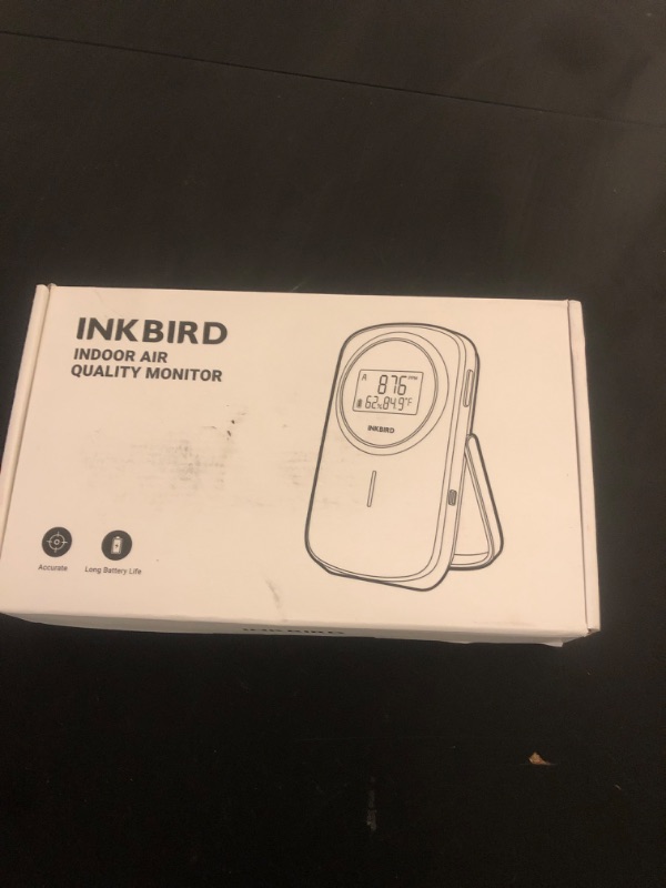 Photo 1 of INKBIRD Smart 3-in-1 CO2 Monitor with Bluetooth | Air Quality Monitor Detects CO2, Temperature, Humidity | Indoor CO2 Detector | Up to 6 Months Battery Life | for Home, Office, Grow Tent, Travel etc.