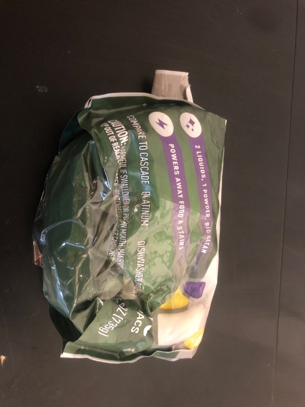 Photo 1 of Amazon Brand - Presto! Triple Action Dishwasher Pacs, Lemon Scent, 70 Count