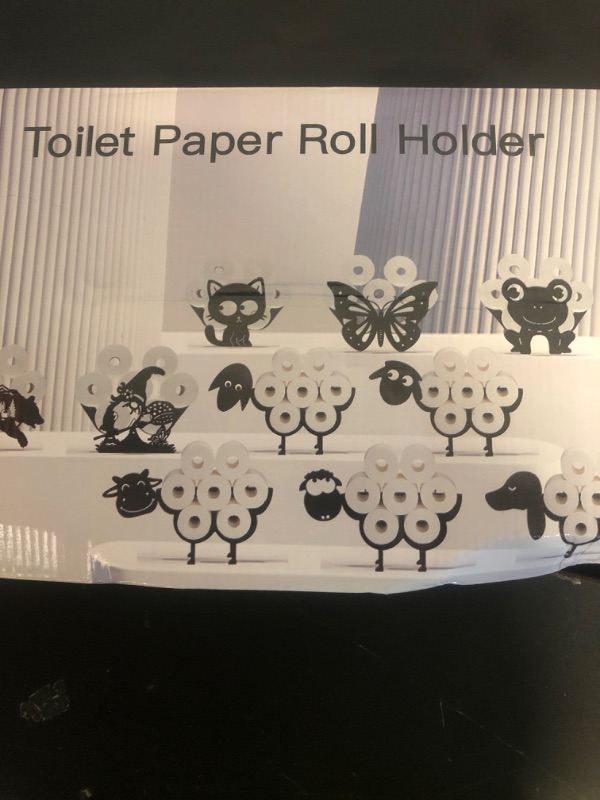 Photo 1 of Wigag Mushroom Toilet Paper Holder for Extra 8 Rolls, Wall Mounted Decorative Toilet Paper Storage, Farmhouse Bathroom Animal Decor Accessories Storage Cabinet