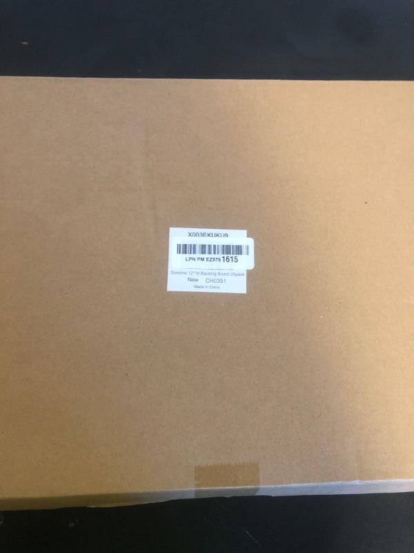 Photo 1 of Somime 25 Pack Backing Boards Only - 12x16 Uncut White Mats Matboards, Acid Free & White Core Backerboards, Ideal for Photos/Pictures/Prints/Frames/Arts