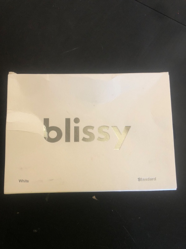 Photo 1 of Blissy Silk Pillowcase - 100% Pure Mulberry Silk - 22 Momme 6A High-Grade Fibers - Silk Pillow Cover for Hair & Skin - Regular, Queen & King (Blissy White, Standard)