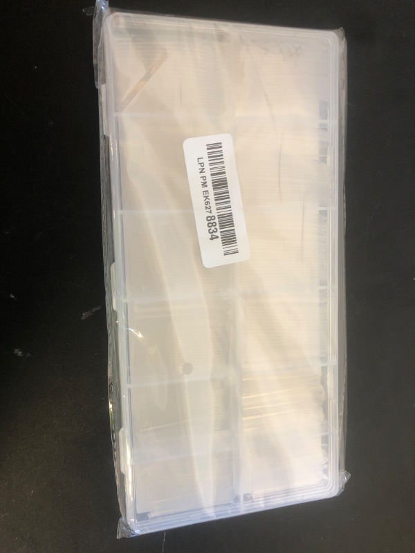 Photo 1 of Ranrose Extra Long Nail Tips,240PCS XXXL Square Acrylic Tips Full Cover Clear Straight Tapered