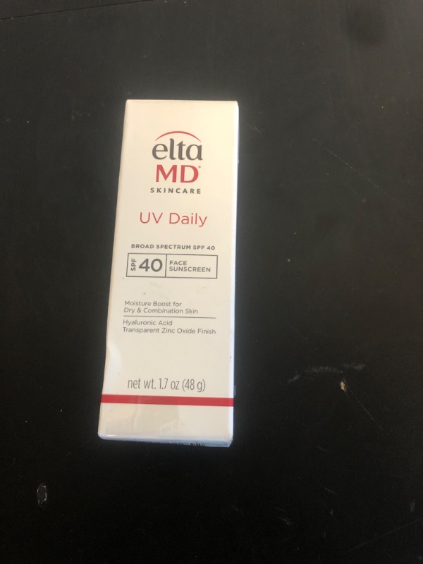 Photo 1 of EltaMD UV Daily SPF 40 Face Sunscreen Moisturizer with Zinc Oxide, Daily Face Moisturizer with SPF, Sunscreen, For Dry Skin 1.7 oz Pump