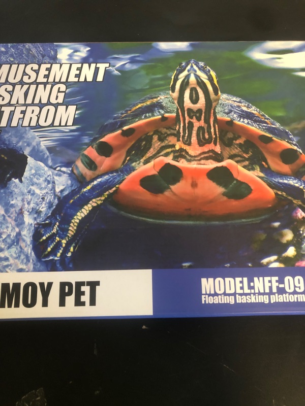 Photo 1 of Large Turtle Floating Basking Platform with Feeding Area, Turtle Floating Docks Reptile Climbing Pier and Basking Platform for Tortoise, Frogs, Crabs and Salamanders