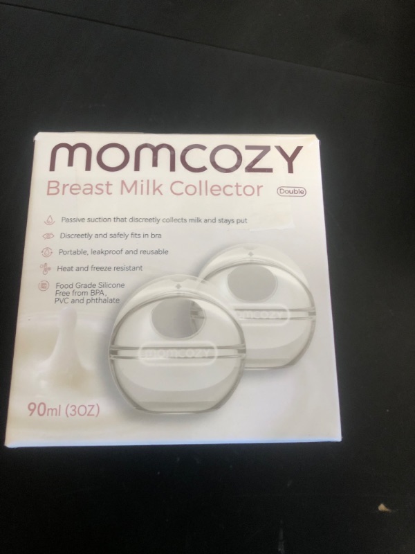 Photo 1 of Momcozy Breast Milk Collector, Milk Collectors for Breastfeeding, Reusable Breast Milk Shells, Silicone Catcher with More Fit & Soft (3oz/90ml, 2 Counts)