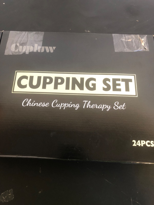 Photo 1 of Cupluw Cupping Set, 24 Cups Cupping Kit for Massage Therapy, Chinese Cupping Therapy Set with Magnetics, Professional Vacuum Cupping Set for Cellulite Reduction Muscle Pain Relief with Manual Pump