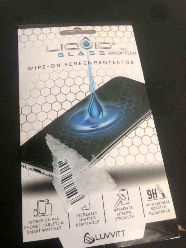 Photo 1 of LIQUID GLASS Screen Protector Wipe On Scratch and Shatter Resistant Nano Protection for All Phones Tablets Smart Watches - Universal (New and Advanced)