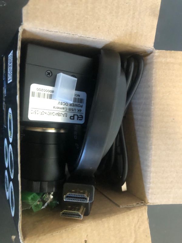 Photo 1 of ELP 4K HDMI USB Camera - 2.8-12mm 4X Zoom Webcam With Manual Adjustment for Computer, TV, Projector, Monitor