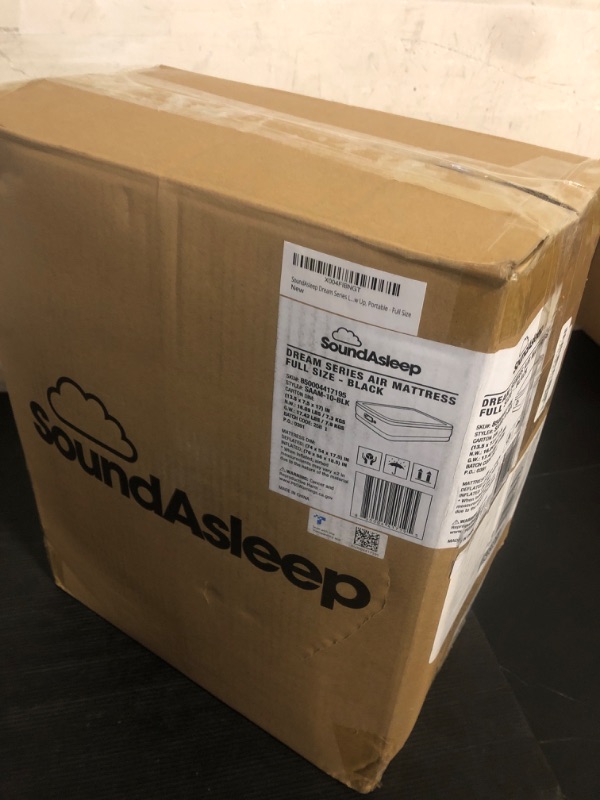 Photo 1 of SoundAsleep Products Dream Series Luxury Air Mattress, ComfortCoil Technology, Built-in High Capacity Pump for Home, Camping- Double Height, Adjustable, Inflatable Blow Up, Portable - Full Size