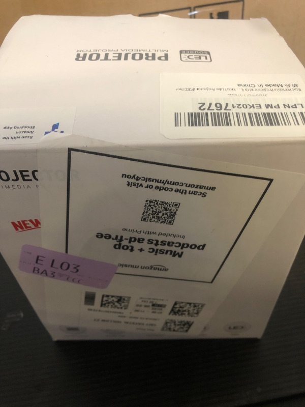 Photo 1 of Mini Portable Projector with 4K Support, Bluetooth 5.4 WIFI6, 5watt Sound Base Speaker, 160 ANSI, Android 11, 210° Rotation , Auto Keystone Correction Video Projector HY300 ULTRA