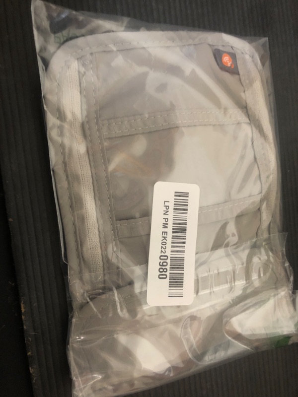 Photo 1 of Lewis N. Clark RFID Blocking Stash Neck Wallet, Travel Pouch + Passport Holder for Women & Men, Gray, One Size