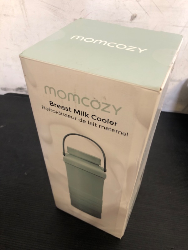Photo 1 of Momcozy 22oz Portable Breast Milk Cooler for Outdoor, Life Saver with 360° Total Cooling for 24 Hours, Larger Capacity Travel Breastmilk Chiller with 2pcs Baby Bottles for Breastmilk Storage, Green