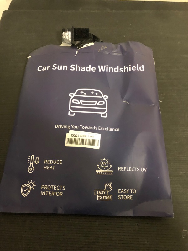 Photo 1 of PAIMOHO Windshield Sun Shade for 2019-2024 2025 Mazda 3 Mazda3, Car Front Window Sunshade with 240T Sun Visor Protector Blocks UV Rays Heat Sun Shield Accessories