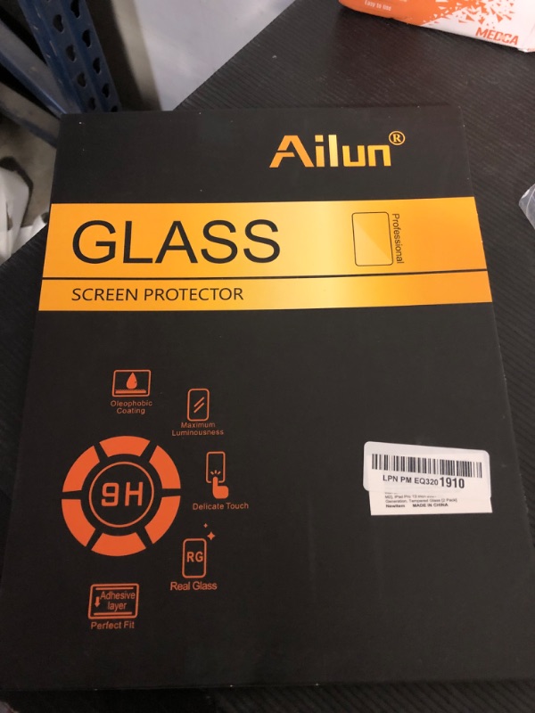 Photo 1 of Ailun Screen Protector for iPad Air 13 Inch 2025/2024 [7th/6th Generation, M3/M2], iPad Pro 13 Inch 2024 7th Generation, Tempered Glass [Face ID & Apple Pencil Compatible] Case Friendly [2 Pack]