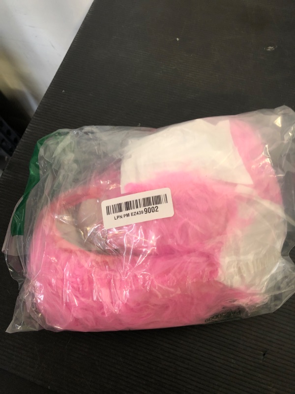 Photo 1 of Frienda 6 Pieces Fluffy Car Accessories Set Fluffy Steering Wheel Cover Soft Fuzz Handbrake Gear Shift Cover Bling Mirror Fuzz Bling Car Pad Decoration(Pink)