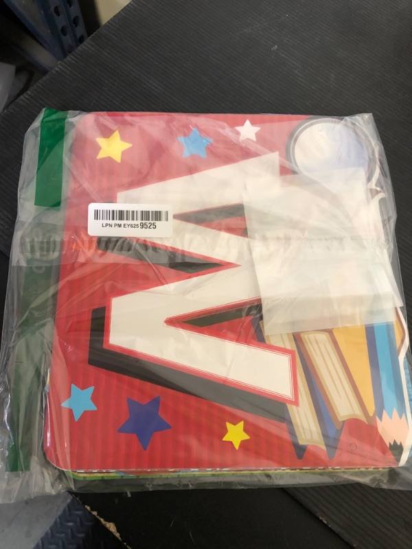 Photo 1 of Blulu Back to School Banner Welcome Banner for First Day of School Welcome Ready to Learn Party Supplies Photo Props for Kindergarten Primary Decoration (Classic)
