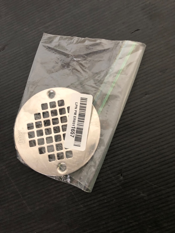 Photo 1 of Oatey 42358 4-inch Stainless Steel Strainer with 2 Screws
