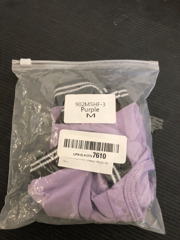 Photo 1 of PUMYPOREITY Cat Recovery Suit for Hind Legs, Cat Surgical Spay Suit with Leg Sleeves to Stop Licking, Long Rear Sleeve Wound Cover Abdomen Kitten Onesie, Purple, M