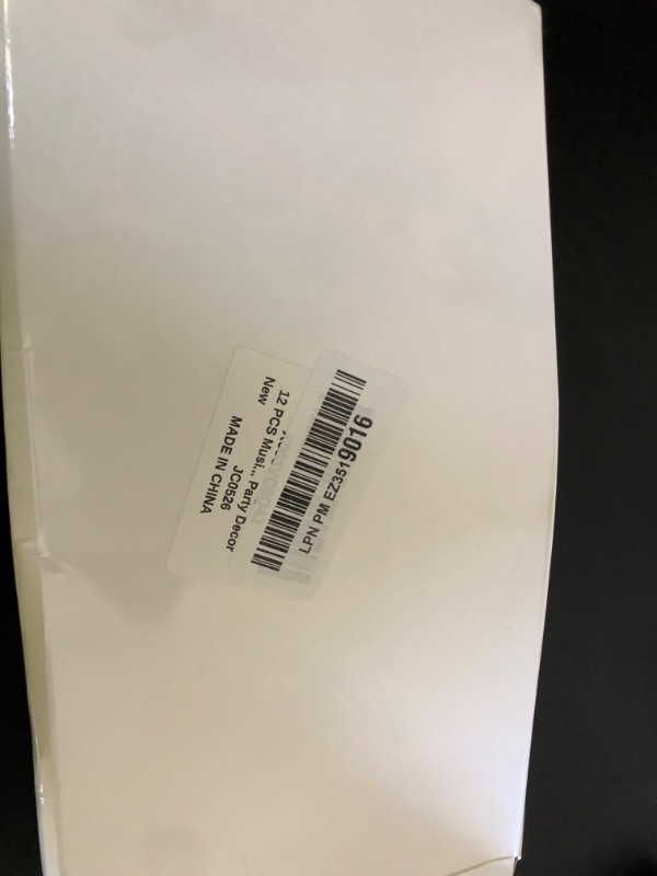 Photo 1 of 12 PCS Musical Note Banners Music Themed Party Decorations Hanging Swirl Musical Notes Garland Kit Music Note Paper Cutouts for Music Concert Music Themed Birthday Wedding Baby Shower Party Decor