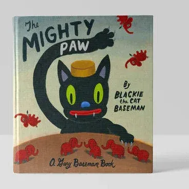 Photo 1 of THE MIGHTY PAW BY BLACKIE THE CAT BASEMAN A MARY BASEMAN BOOK 

