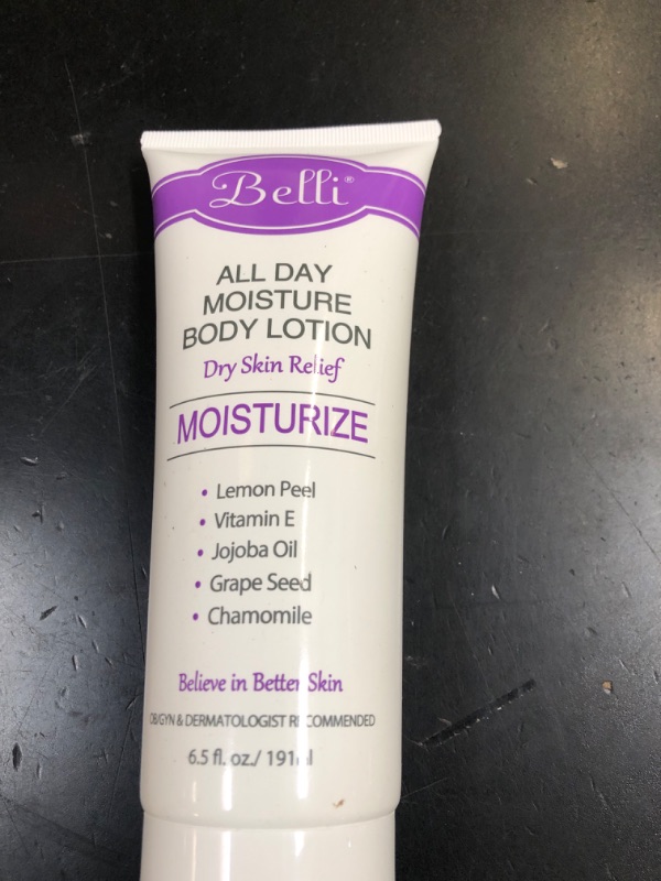 Photo 1 of Belli Skincare All Day Moisturizer Body Lotion for All Skin Type, Comforts Dry Skin, Long Lasting & Hydrating, Pregnancy Safe, Vegan based, Chemical Free, 6.5 Oz