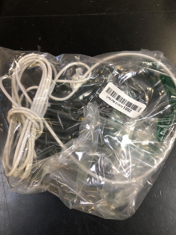 Photo 1 of Plastic Coated Window Curtain Wire, Picture Hanging Wire with 12 Pairs of Screw Eyes and Hooks