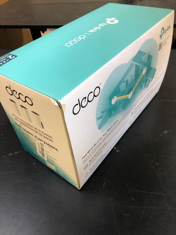Photo 1 of TP-Link Deco S4 Mesh AC1900 WiFi System - Up to 5,500 Sq.ft. Coverage, Replaces WiFi Router and Extender, Gigabit Ports, Works with Alexa, Deco S4(3-Pack)