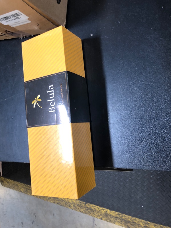 Photo 1 of Belula 100% Boar Bristle Hair Brush Set (Medium). Soft Natural Bristles for Thin and Fine Hair. Restore Shine And Texture. Wooden Comb, Travel Bag and Spa Headband Included!