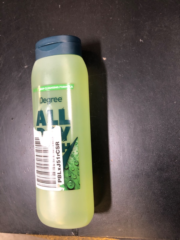 Photo 1 of Degree All Day Fresh Body Wash Fresh Energy Deep Cleansing 20 FO