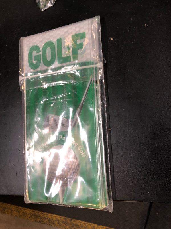 Photo 1 of Jetec 100 Pcs Golf Party Gift Bags Treat Candy Favor Cellophane Goodie Wrapping Bags with Twist Ties Golf Themed Party Decorations Tournament Baby Shower Birthday Supplies