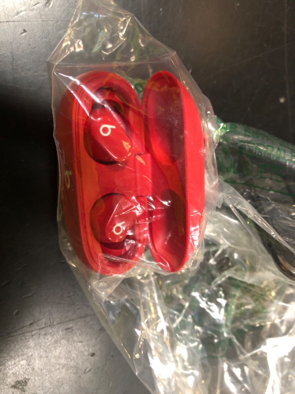 Photo 1 of Beats Studio Buds - True Wireless Noise Cancelling Earbuds - Compatible with Apple & Android, Built-in Microphone, IPX4 Rating, Sweat Resistant Earphones, Class 1 Bluetooth Headphones - Red
