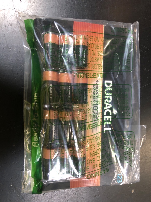 Photo 1 of Duracell CR123A 3V Lithium Battery, 12 Count (Pack of 1), 3 Volt High Power for Home Safety, Security Devices, Flashlights, Smoke Alarms, Home Automation