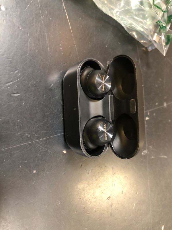 Photo 1 of Technics Reference Class Hi-Fi Wireless Earbuds, Dolby Atmos, Head Tracking, Adaptive Noise Cancelling, 3 Device Multipoint, 10-hr Battery, Wireless Charging, in Ear Headphones - EAH-AZ100-K (Black)
