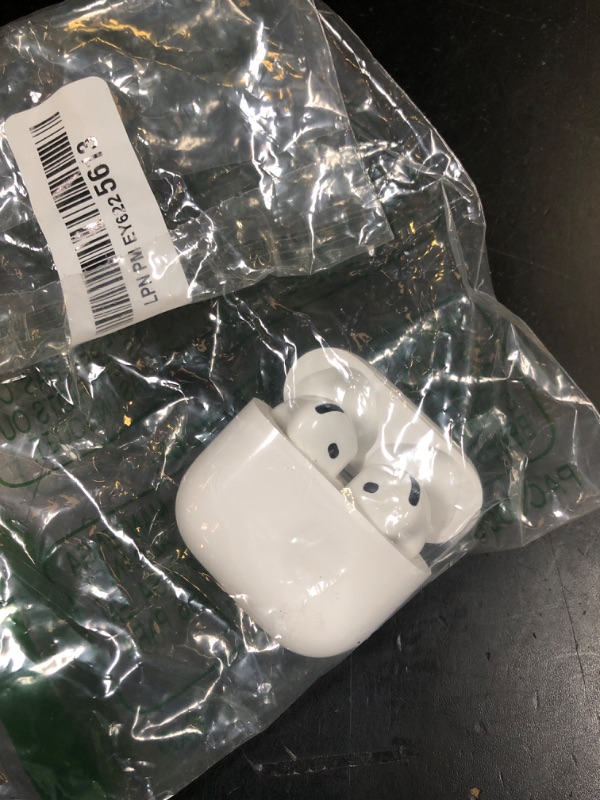 Photo 1 of Apple AirPods 4 Wireless Earbuds, Bluetooth Headphones, with Active Noise Cancellation, Adaptive Audio, Transparency Mode, Personalized Spatial Audio, USB-C Charging Case, Wireless Charging, H2 Chip