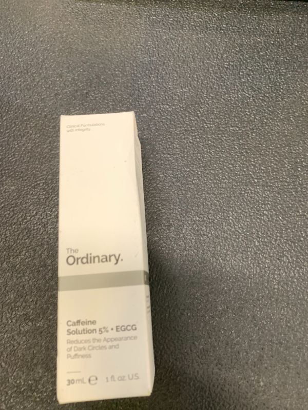 Photo 1 of The Ordinary Caffeine Solution 5% + EGCG, Depuffing Eye Serum for Dark Circles and Tired Eyes, 1 Fl Oz