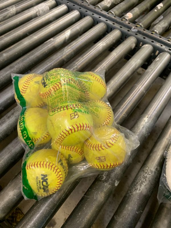 Photo 1 of Rawlings | NCAA Recreational Fastpitch Softballs | 11" | (Pack of 12) , MULTI