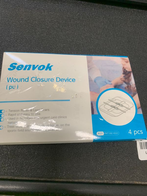 Photo 1 of Sutures Butterfly Bandaids - 4 Pcs Laceration Kit - Surgical Laceration Repair Without Sew - Quick Clot -Emergency Wound Closures Device (PU)