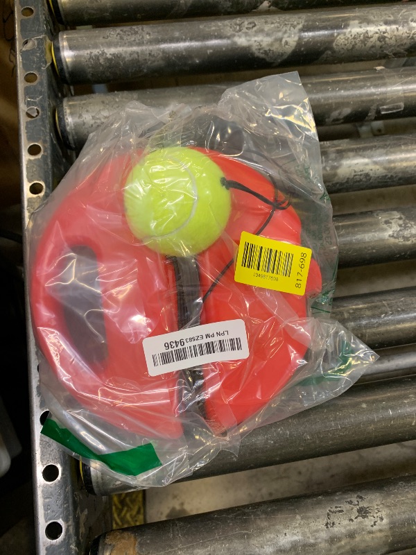 Photo 1 of Teloon Solo Tennis Trainer Rebound Ball with String for Self Tennis Practice Training Tool for Adults or Kids Beginners with 2 String Balls Elastic and a Portable Mesh Bag