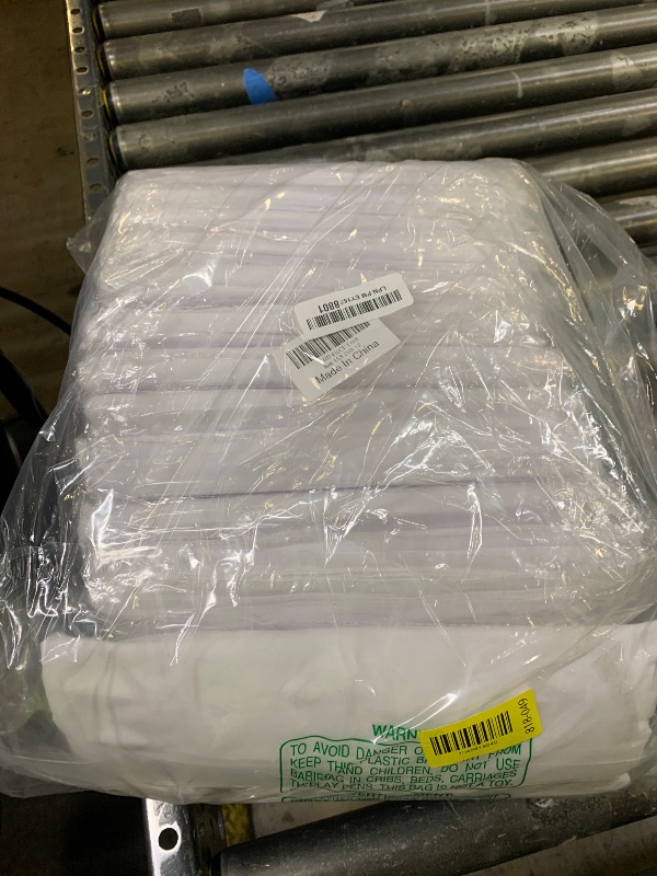 Photo 1 of 12 Pack White Table Cloth Rectangle Table Cloths for 6 Foot Rectangle Tables 60 X 102 Inch Washable Polyester Table Covers, Reusable & Wrinkle Resistant for Weddings, Parties, Events, and Everyday Use