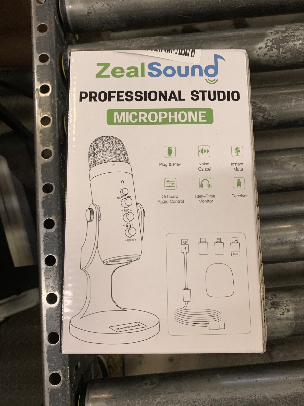 Photo 1 of ZealSound Wireless Microphone,USB Mic for iPhone PC iPad Android Phone-Cordless Microphones with Mute Echo Monitor Volume Gain & Bluetooth BGM,2.4GHz for Podcast,ASMR,Gaming,YouTube Video/K66 Black